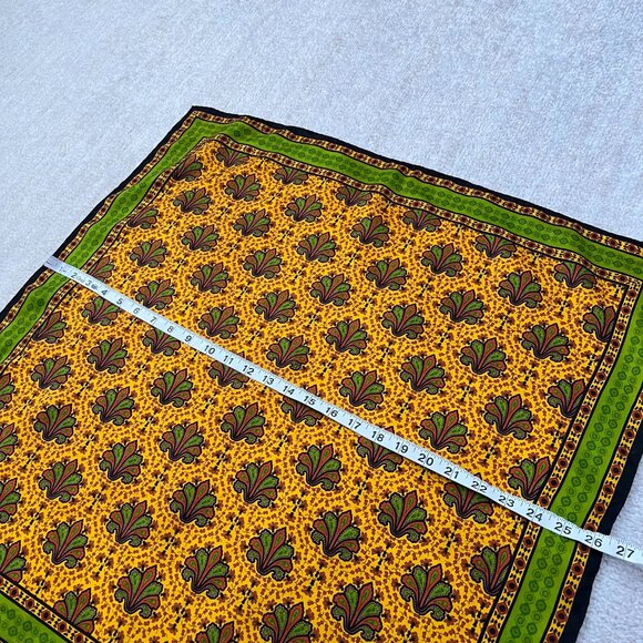 Vintage Echo Geometric Square Scarf - Picture 5 of 9